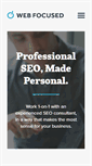 Mobile Screenshot of getwebfocused.com