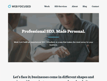 Tablet Screenshot of getwebfocused.com